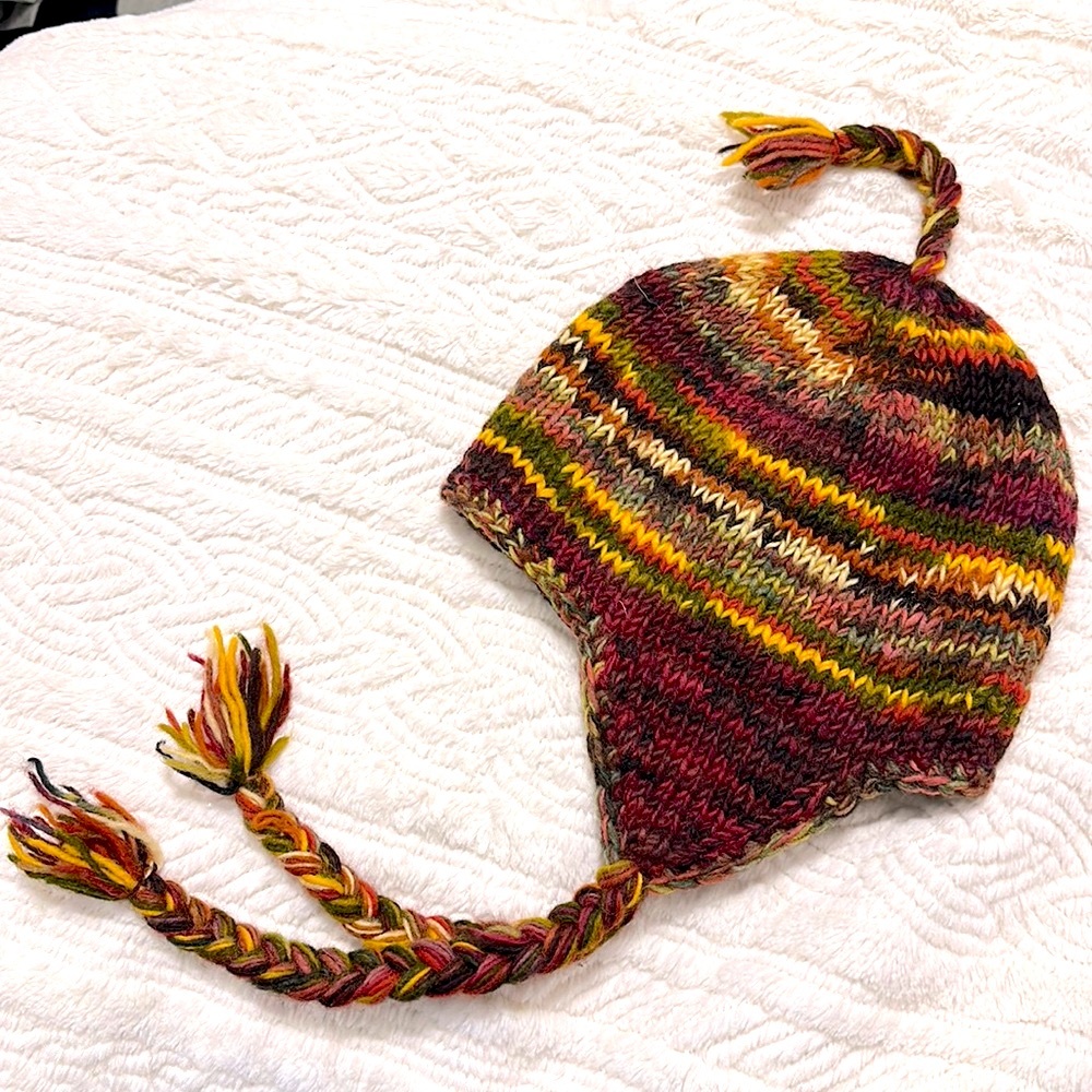 Colorful winter hat